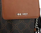 Nine West Springy Mini Phone Crossbody Bag - Brown Multi
