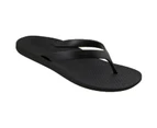 ARCHLINE Orthotic Thongs Arch Support Shoes Footwear Flip Flops Orthopedic - Black/Black - EUR 46