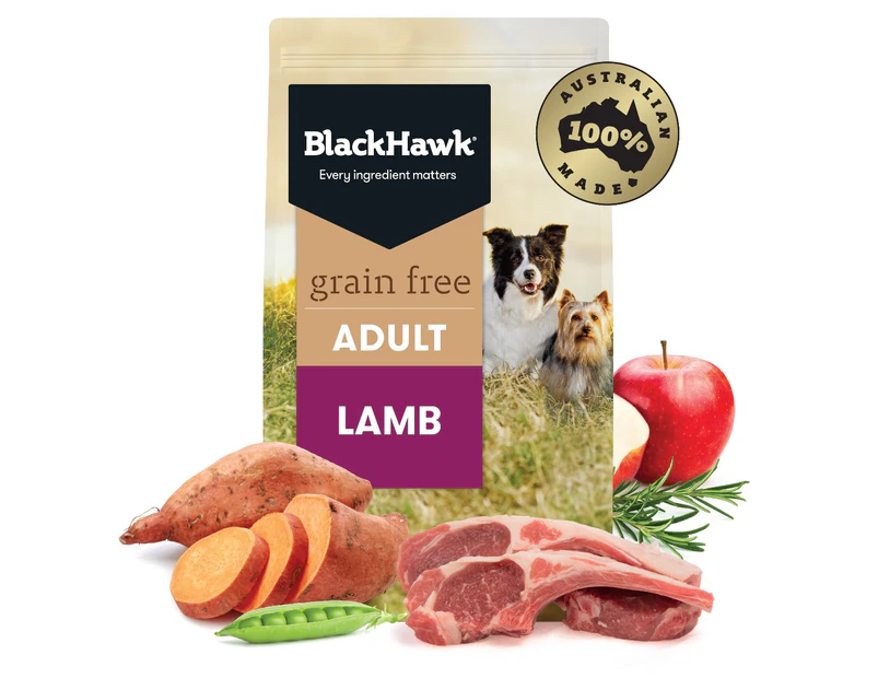 Black Hawk Dog Grain Free Lamb - 7kg