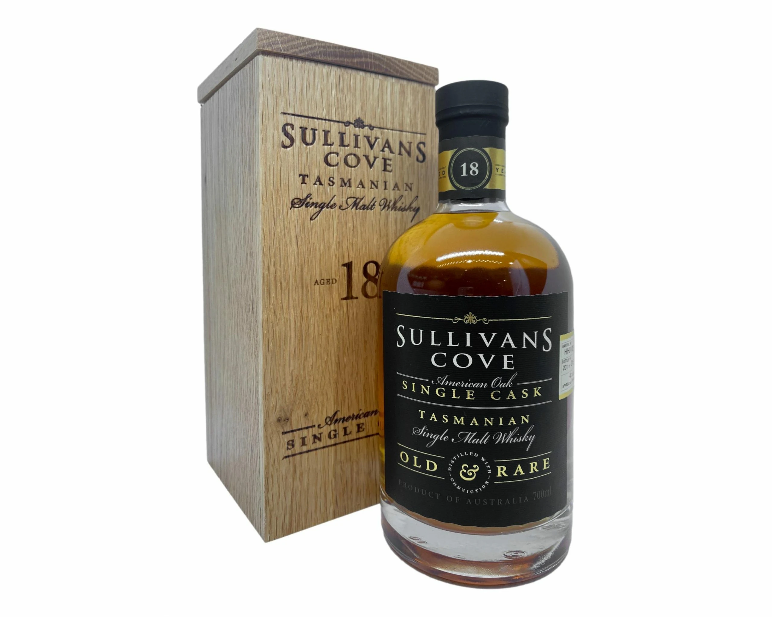 Sullivans Cove - American Oak Old & Rare 18YO HH0505 700ml