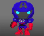 Pop! Funko 10cm Avengers Mech Strike Captain America Glow RS Vinyl Figurine 3y+