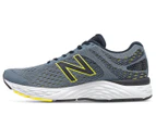 New Balance Men's 680v6 Wide Fit Runners - Grey/Black