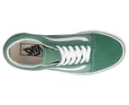 Vans Unisex Old Skool Sneakers - Deep Grass Green/True White 4