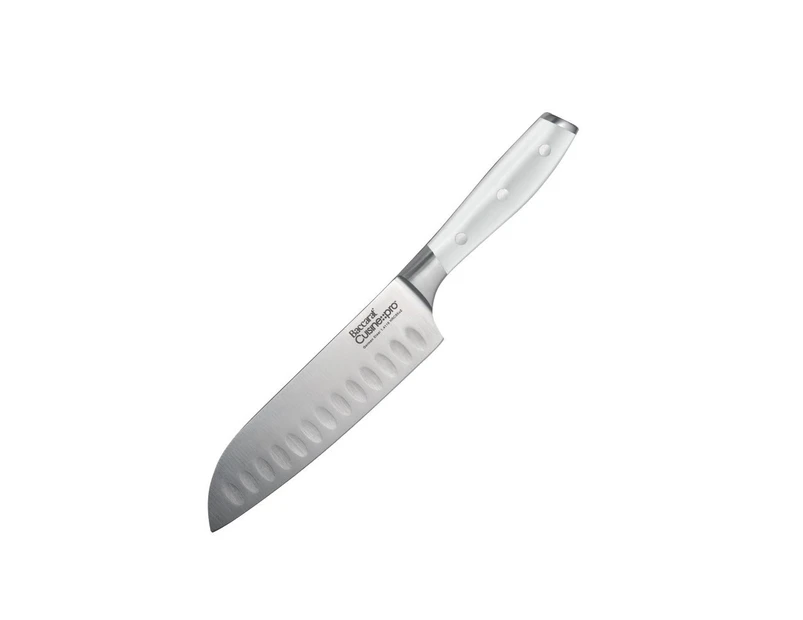 Baccarat Cuisine::pro German Steel Santoku 'Try Me' Knife 12.5cm White