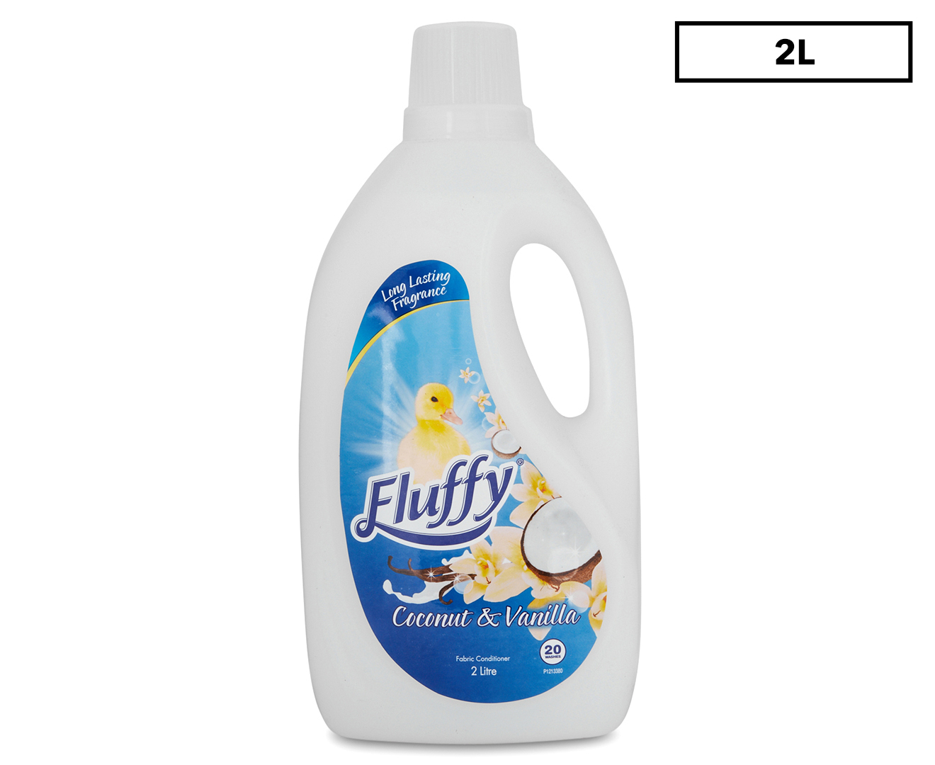 Fluffy 2L Liquid Fabric Conditioner/Softener Coconut & Vanilla Top ...