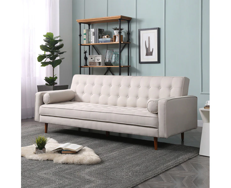 Melbournians Furniture Sofa Marcella Beige Standard Fabric