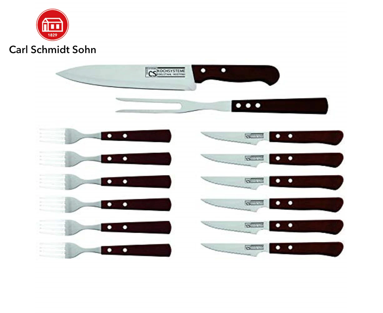 Carl Schmidt Sohn 14-Piece Bruhl Steak Knife & Fork Set