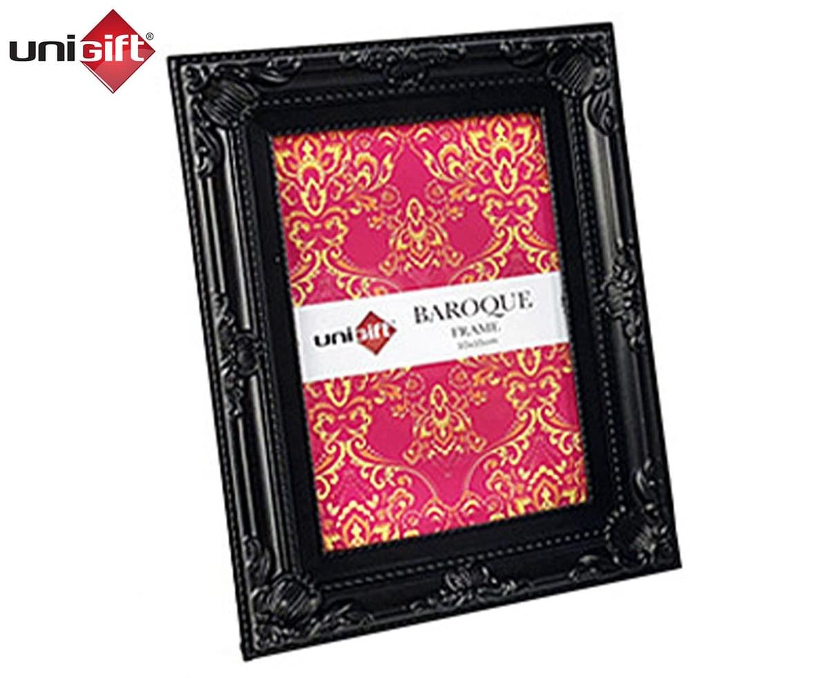 Baroque 10x15cm Classic Photo Frame - Black