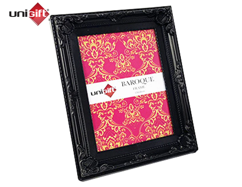 Baroque 13x18cm Classic Photo Frame - Black