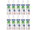 10 x Dettol Spray & Wear Refreshes Clothes Pink Water Lily 250mL