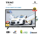 TEAC 32" Android Smart DVD Combo TV DVB-T2 DVB-S2 Terrestrial and Satellite 12V