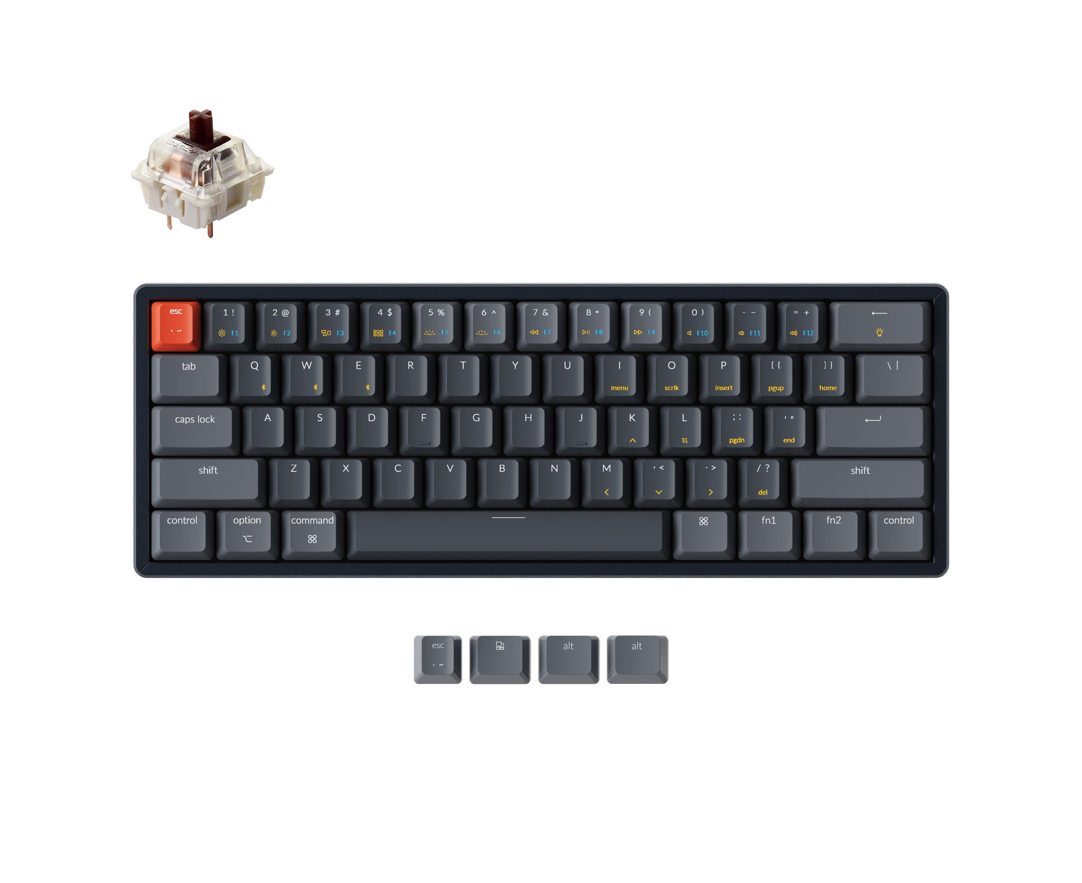 backlit wireless mechanical keyboard