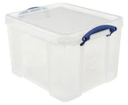 Really Useful Extra Large 35L Storage Box w/ Lid - Clear