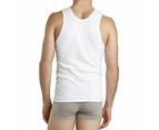 Bonds 2 Pack White Mens Chesty Cotton Plain Singlet Vest Tank Top Undergarment