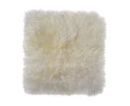 Sheepskin Lambskin Pillow Cover 45cm Home Decor Bed Sofa Fluffy