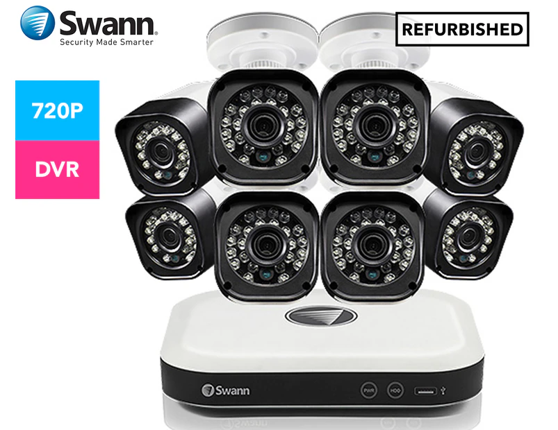 Swann SODVK-8CH720C3-AU 8-Channel 720p HD DVR Security System REFURB