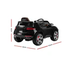 Rigo Kids Ride On Car Electric Cars Toys 12V Battery Porsche Macan Style Toy Remote Control Black Rigo