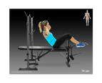 Everfit Weight Bench Fitness Bench Adjustable Bench Press 9-In-1 Gym Equipment