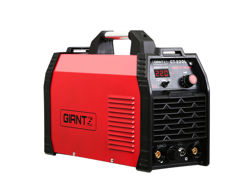 Giantz 220 Amp Inverter Welder TIG Plasma Cutter Portable Welding Machine 15A Plug