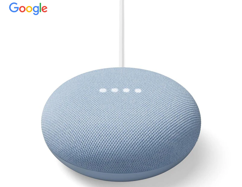 Google Nest Mini Smart Speaker (2nd Gen) - Sky Blue