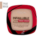 L'Oréal Infallible 24-Hour Foundation in a Powder 9g - True Beige