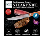 KIWI 2PK Utility/Steak Knife 12.5CM Super Sharp Stainless Steel Kitchen