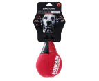 Paws & Claws 21x8cm Everbark Boxing Speedball Oxford Pet Toy - Red