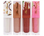 Too Faced 4-Piece Better Not Pout But If You Do Keep It Glossy Lip Gloss Set