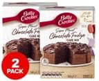 2 x Betty Crocker Super Moist Chocolate Fudge Cake Mix 540g 1