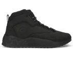 Timberland Men's Solar Wave Mid Leather Sneakers - Blackout Nubuck