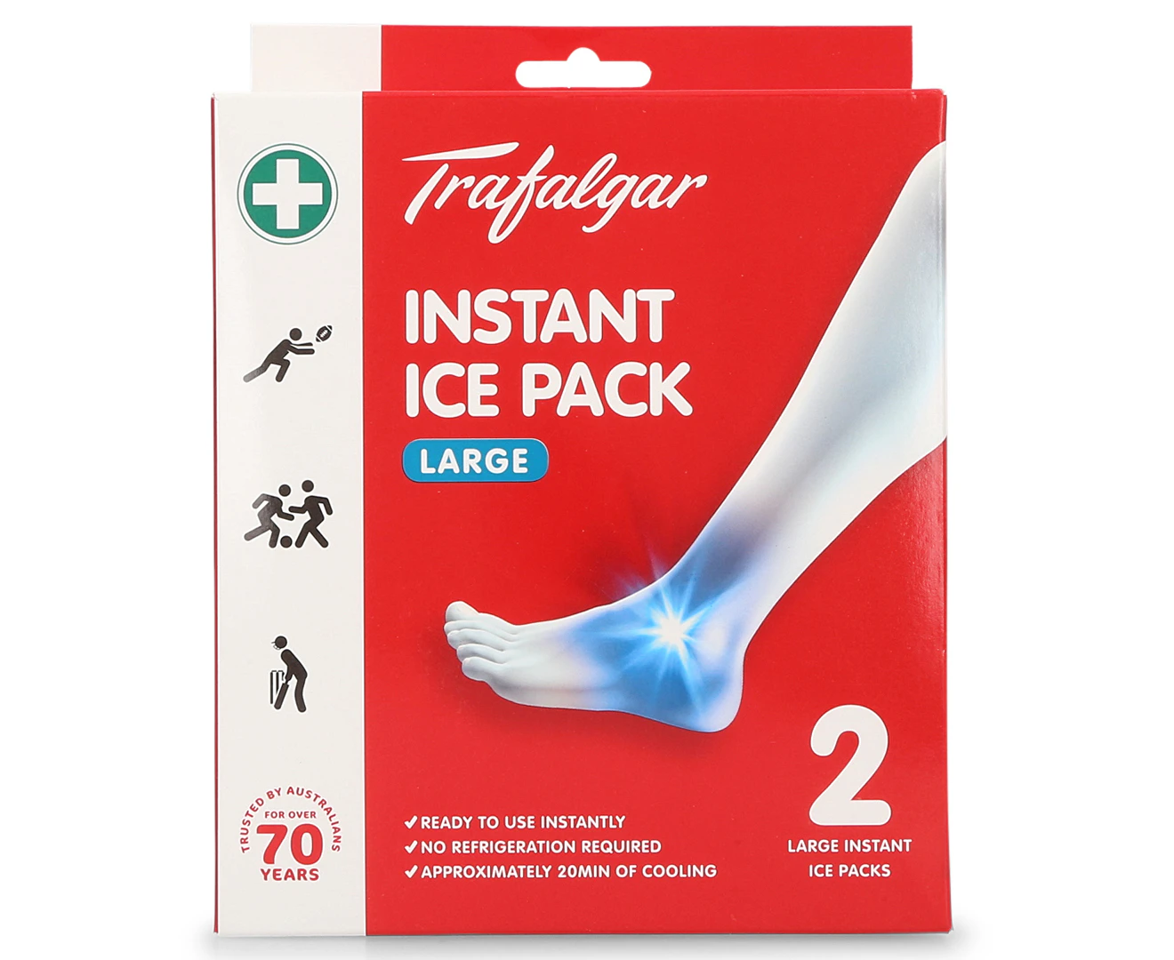 Trafalgar Large Instant Ice Pack 2pk