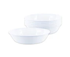 Home Master 6PCE Melamine Bowls Lightweight Durable 20 x 5cm - White