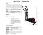 Lifespan X-22 Cross Trainer Fitness Equipment