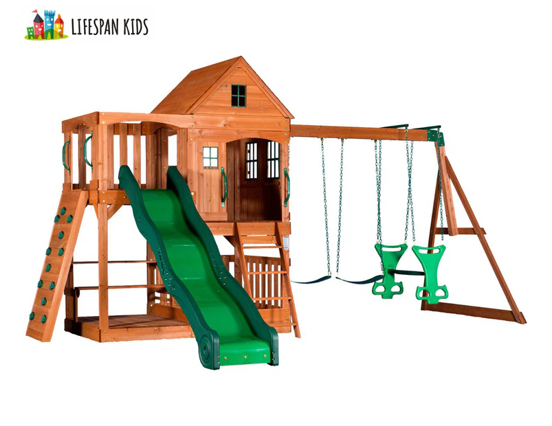 Backyard Discovery Hillcrest Play Centre - Natural/Green