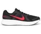 Nike Men's Run Swift 2 Running Shoes - Black/University Red/White 360º