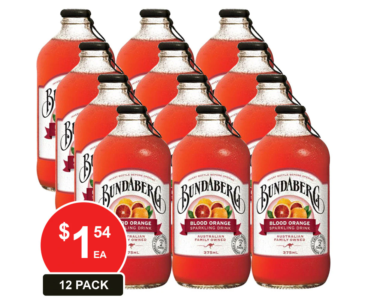 12 Pack, Bundaberg 375ml Blood Orange