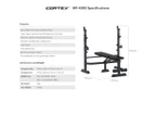 Lifespan Fitness MF 4000 Adjustable Press & Squat Bench - Black