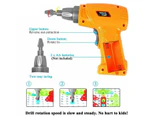 Mr Dive 3D Electric Drill Puzzle Toy Set Kids Building Model 237Pcs Tool Drill Assemble