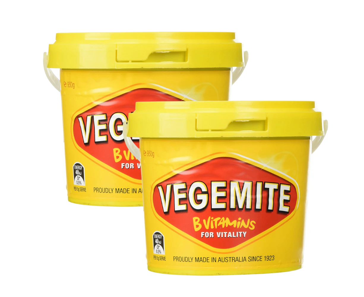 Vegemite Tub 950g x 2