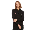 Champion Women's Script Hoodie - Black