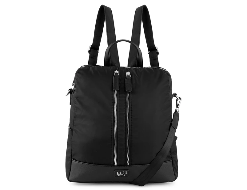 Elle Sport Zip Backpack - Black