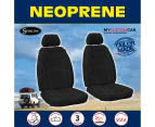 For Hyundai Kona OS SUV 2017-On Custom Neoprene Waterproof FRONT Car Seat Covers - Black
