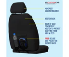 For Hyundai Kona OS SUV 2017-On Custom Neoprene Waterproof FRONT Car Seat Covers - Black