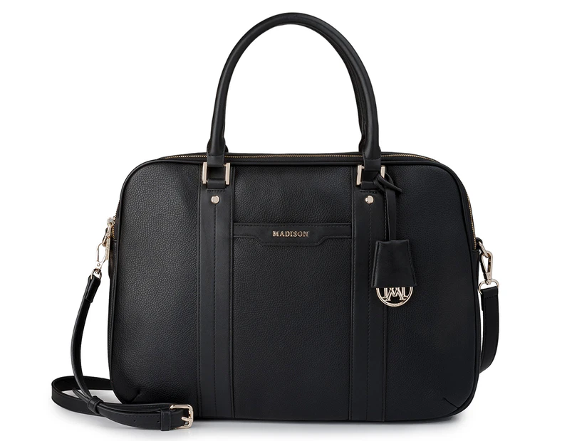 Madison Trudi Business Tote Bag - Black