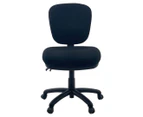 Unix STOR Heavy Duty AFRDI Medium Back Office Task Chair - Black