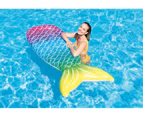 Intex 178cm Inflatable Mermaid Tail Float/Lounge/Mat Pool/Beach/Water Toy