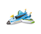 Intex 117cm Inflatable Water Gun Plane Ride-On/Float w/Handle Pool/Beach Toy Ast