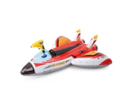 Intex 117cm Inflatable Water Gun Plane Ride-On/Float w/Handle Pool/Beach Toy Ast