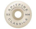 Spitfire  Skateboard Wheels Formula Four Classic Swirl 53mm 99D (Set of 4) - Orange