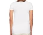 Tommy Hilfiger Women's Fave Tommy Crewneck Tee / T-Shirt / Tshirt - Bright White 4